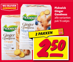  pickwick thee 2 10 15 ginger goodness orange singer infusion pakken pak zakjes 