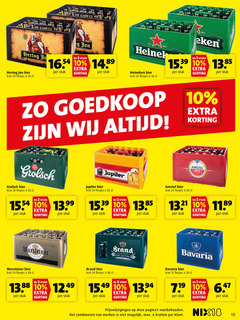  bavaria heineken grolsch brand warsteiner jupiler amstel hertog jan krat bier 2 6 10 12 14 15 24 25 30 stuks stuk voorbehouden combineren merken kratten nix18 
