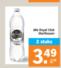  royal club frisdrank 2 suiker tonic classic literflessen stuks 