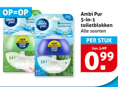  ambi pur luchtverfrisser 1 5 5-in-1 natural essential fresh clean toiletblokken soorten stuk new technology odor stop 
