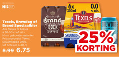  brewdog brand texels speciaalbieren 6 25 30 0.0 speciaalbier jaar zient nix18 blikjes skuumkoppe dubbel bock 6x 300ml alcohol 