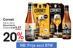  cornet speciaalbieren 4 33 pak original strong blond belgian carne gold new oaked 