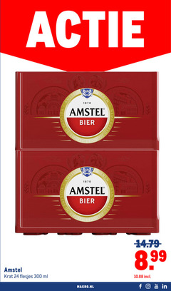  amstel krat bier 24 300 1870 www paleis bieren pilsener traditie pils ml you tube 