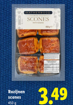  scones 450 hatherwood style with raisins ge rozijnen 