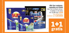  1 2 16 100 productvarianten viva finish powerball sun vaatwas capsules brilliant shine zakken stuks varieeren removes tough stains effective short eco all perfectly clean with soak renger recyclable 