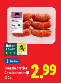  300 varken worstjes catalaanse beter leven dieren bescherming koeling stijl 