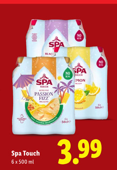  spa en fruit fruitdrank 6 500 b black touch passion bruisend lemon ml ingredients 3.99 