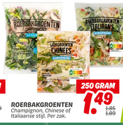  250 roerbakgroenten champignons wokgroenten chinees italiaans champignon chinese italiaanse stijl zak 