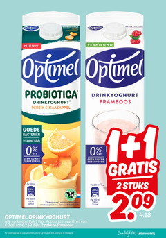  1 2 3 31 32 50 64 100 200 260 optimel probiotica drinkyoghurt perzik sinaasappel framboos vernieuwd bacterien vitamine b vet suiker ml weide acidophilus bifidobacterium pak liter varieeren pakken stuks combinatie eten 