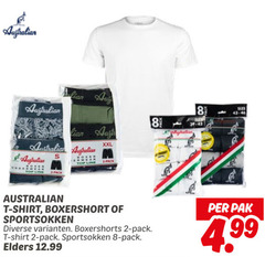  2 3 8 australian lian top line pack xxl shirt boxershort sportsokken boxershorts elders pak 
