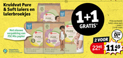  1 2 5 6 pack kruidvat soft luiers luierbroekjes nieuwe fsc mix papier skinprotect culottes 16x pants emballage durable duurzamere couche 3-6 maat stuks luier certified 