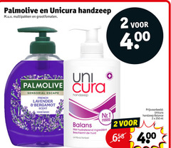  2 250 400 palmolive unicura handzeep multipakken uni cura escape french lavender bergamot scent hand wash bewezen balans nr.1 nederland hydraterend beschermt huid antibacterieel balance ml 