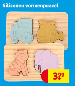  siliconen vormenpuzzel 3 99 