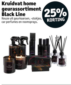  25 kruidvat home geurassortiment black line geurkaarsen stokjes car perfumes roomsprays 
