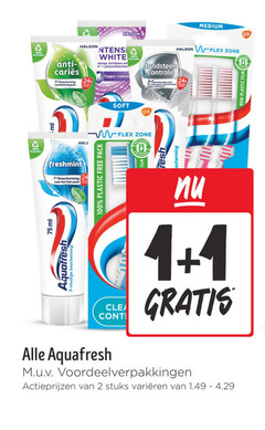  1 2 31 100 medium bescherming white zichtbare with tandsteen controle flex zone hale freshmint gezin aquafresh bescherm ml plastic free pack soft conti stuks varieeren 