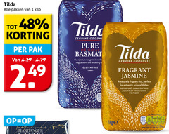  tilda rijst 1 10 11 48 209 pakken kilo pak genuine basmati signature rice grains loved for magical aroma and gluten free goodness fragrant jasmine naturally authentic oriental dishes riz parfumee jasmin riso traditional smoked 1kg energy kca dry serving sugars salt preference 100g 