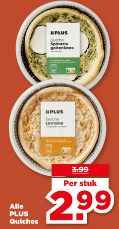  quiche spinazie geitenkaas tomaat opwarmen gegeten lorraine spekjes ui warm quiches 3.99 stuk 