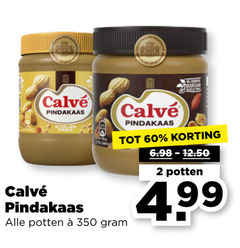  calve pindakaas 2 60 350 potten 