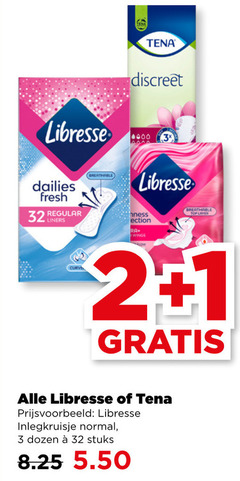  1 2 3 32 tena discreet breathable libresse dailies fresh liners regular curve collection wings inlegkruisje normal dozen stuks 
