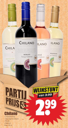 75 299 chilean sc chila valle centr b salat the central valley d all matriplicity . it is afer at same time sheltered and pacific or sauvignon neof chile vintage colle soul chilano   lying between parif ocean andes enjoys a perfect climate for winemaking this allows grapes to delg ripe fruit characters typical of our winn vine merlot collection esta lean ilano ose wine osee e ilean lle illes pade des clima recters se rdonnay ge parti wijnstunt van 3.99 prijs chardonnay   a blanc rosee .merlot fles cl