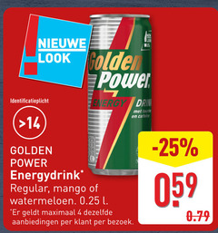 klik op dit plaatje voor een vergroting en voor vergelijkbare aanbiedingen gerelateerd aan 
 golden power energiedrank 4 14 nieuwe energydrink energy regular mango watermeloen 0.25 l maximaal dezelfde bezoek taurine cafeine   golden power energiedrank 4 14 nieuwe energydrink energy regular mango watermeloen 0.25 l maximaal dezelfde bezoek taurine cafeine