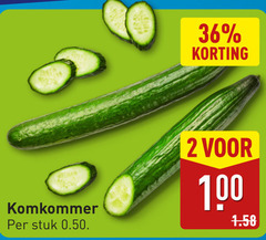  komkommer 2 36 100 stuk 