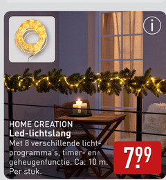  8 10 home creation led lichtslang licht timer geheugenfunctie ca. stuk 