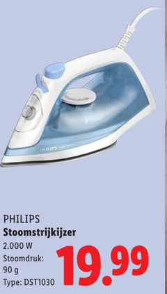  90 1000 philips stoomstrijkijzer stoomdruk 