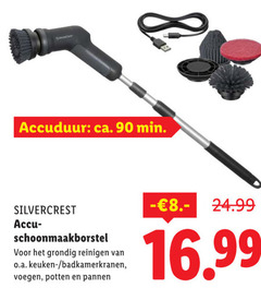 klik op dit plaatje voor een vergroting en voor vergelijkbare aanbiedingen gerelateerd aan 
 8 90 accuduur ca. min silvercrest accu schoonmaakborstel reinigen o.a. keuken voegen potten pannen   8 90 accuduur ca. min silvercrest accu schoonmaakborstel reinigen o.a. keuken voegen potten pannen