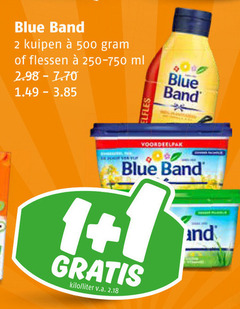  blue band margarine olie en vetten 1 2 500 flessen ml kilo liter v.a. and 