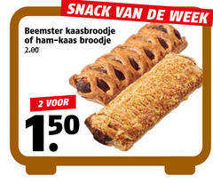  kaasbroodjes 2 150 snack week beemster kaasbroodje ham kaas broodje 