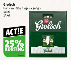  grolsch krat bier 25 16 24 30 45 liter 