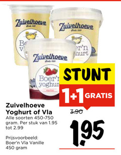  zuivelhoeve vruchtenyoghurt vla 1 450 b yoghurt soorten stuk vanille 