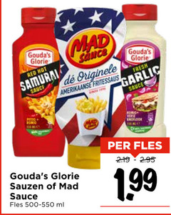  snacksaus fritessaus glorie red hot samurai pittig sauce mad originele amerikaanse sauzen fles ml fresh garlic verse 