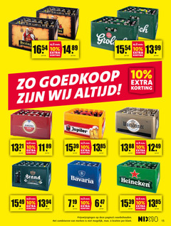  bavaria grolsch jupiler warsteiner amstel heineken brand hertog jan krat bier 2 6 10 15 1549 stuks voorbehouden combineren merken kratten nix18 