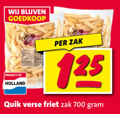  patat 700 holland zak quik verse friet 