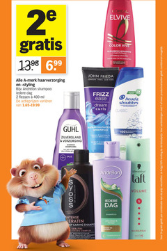  2 5 40 50 100 400 merk haarverzorging styling shampoo dag flessen ml varieeren loreal elvive color vive conditioner vitamin uv intense kleur wasbeurten gekleurd haar highlights john frieda london paris new york balance 2x frizz dream curls head shoulders shampooing kantoor classic guhl zilverglans verzorging grijs blond pour cheveux salie sulphate nourishes for bouncy with proven chaque des zonde syoss osaka japan schwarzkopf taft volume caring keratin strong complex breekbaar sx sterker binnenuit schoon hairspray 2e combinatie productvarianten combineren 