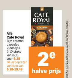  cafe royal koffiecups 2 10 mcafee switzerland caramel capsules doosjes stuks varieeren taste halve productvarianten combineren 