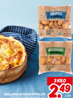  aardappelen 3 15 20 30 kruimige vastkokende hollandse kruimig vastkokend zak kilo 3.99 