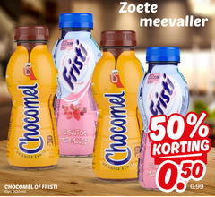  fristi chocomel chocolademelk drinkyoghurt 50 200 300 calcium zoete meevaller enige fruits rouges fles ml fruite 