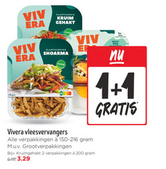  vivera vegetarisch 1 2 11 100 200 plantaardig kruim gehakt plantaardige shoarma eiwitrijk nutri score ge vleesvervangers kruimgehakt 