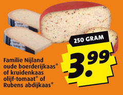  kruidenkaas 250 familie nijland oude boerderijkaas olijf tomaat rubens abdijkaas 3.99 