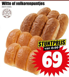  bolletjes 6 69 witte volkorenpuntjes zak stuks 
