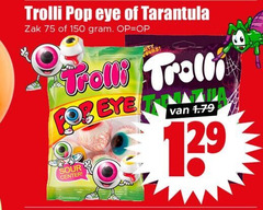  snoep 150 trolli pop eye tarantula zak for sour center 13 