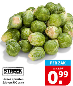  spruitjes 500 streek groene hart spruiten zak 