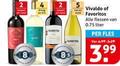  rode wijn witte 2 4 5 8 soepel rond primitivo pinot grigio hamersma droog fris favoritos flessen liter fles 3.99 