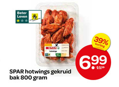  beter leven hotwings gekruid bak 