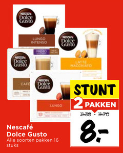  nescafe dolce gusto capsules 2 16 69 lungo intenso cafe latte macchiato soorten pakken stuks 