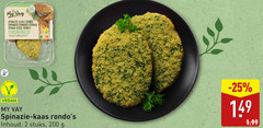 klik op dit plaatje voor een vergroting en voor vergelijkbare aanbiedingen gerelateerd aan 
 2 25 200 label co my plant based spinazie kaas rondo epinards fromage kase with spinach inhoud stuks   2 25 200 label co my plant based spinazie kaas rondo epinards fromage kase with spinach inhoud stuks