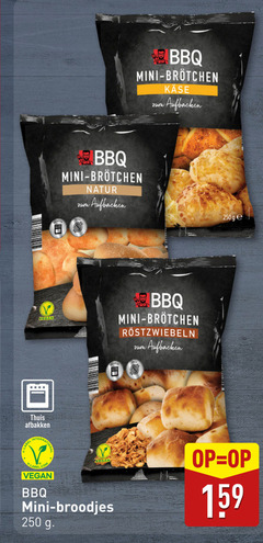  250 bbq mini natur ge 00 thuis afbakken label international broodjes 